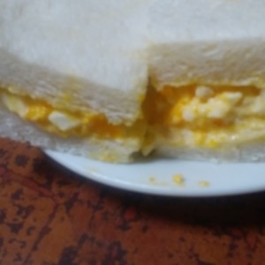 卵サンドイッチの卵が1分ででる時短になるんです。